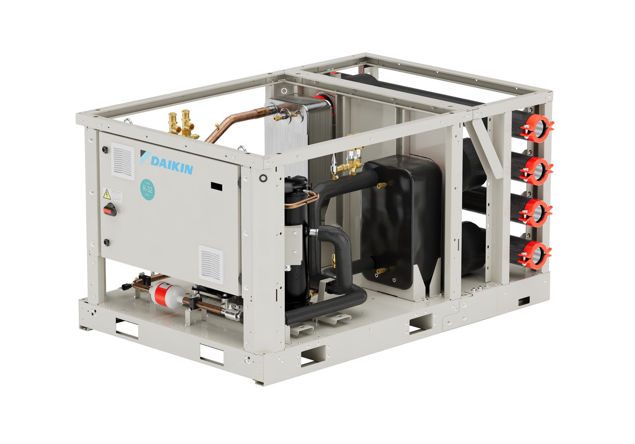 Новый модульный тепловой насос вода-вода Daikin